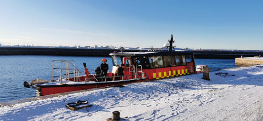 Københavns Beredskab onboard their Fire Rescue vessel
